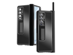 Capa Protetora De Celular À Prova De Choque Com Dobradiça Dupla De Liga De Alumínio Para Samsung Galaxy Z Fold4