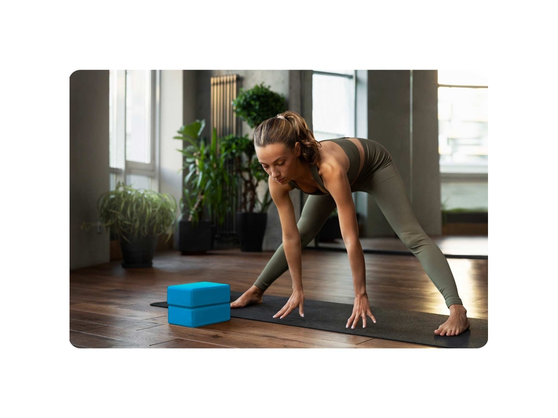 Ns 962 Cubo De Espuma Azul Para Ioga Neo Sport