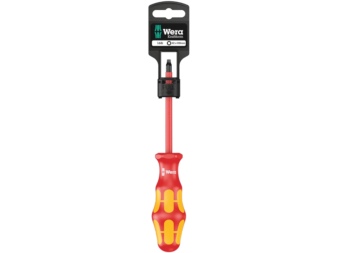Chave De Fenda Isolada Vde 168 I # 2 X 100 Mm Sb WERA 05100025001