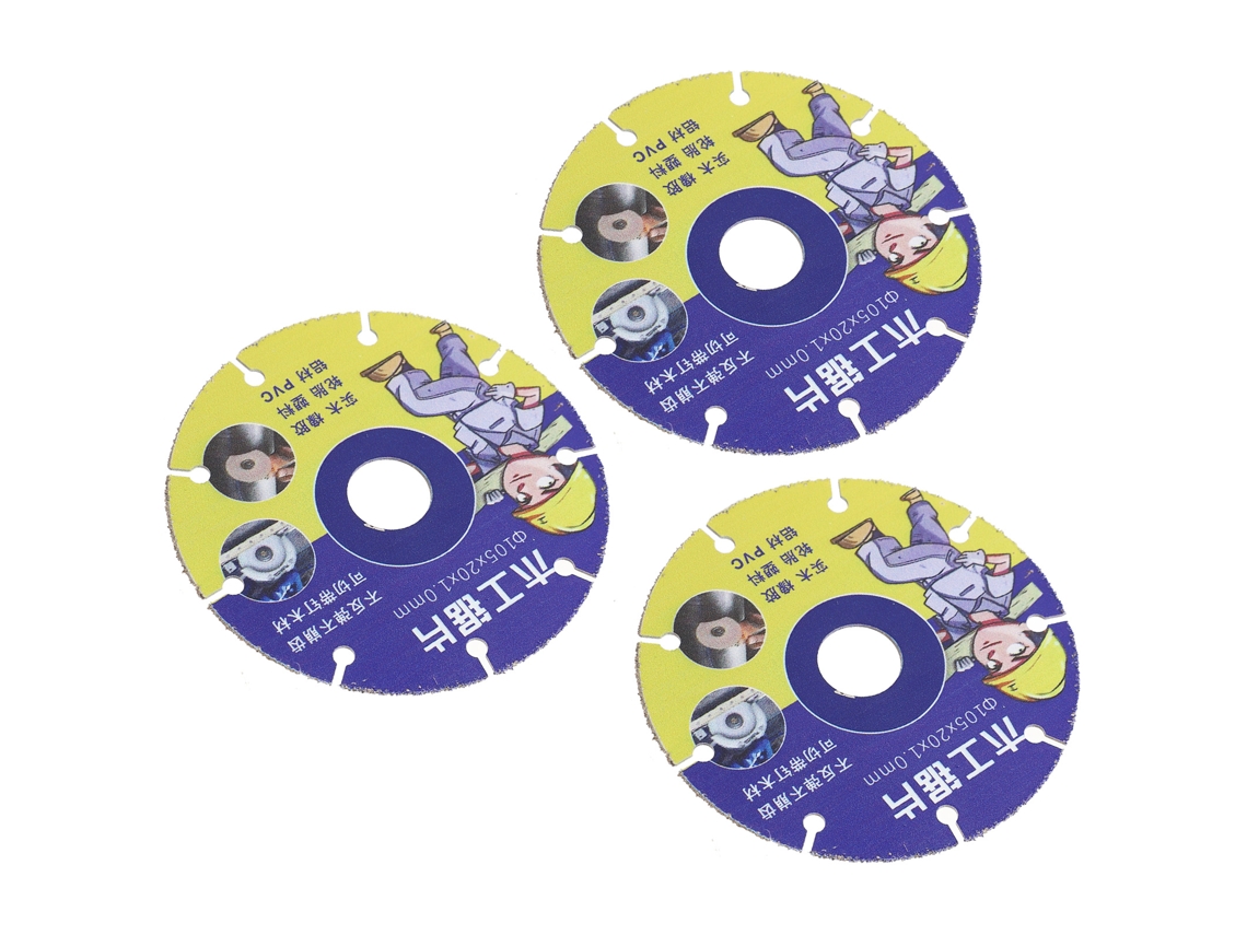 3 Peças Lâmina De Serra Circular Incisa Corte Limpo Durável Roda De Corte Multipropósito Para Tabelas De Madeira Pneus Pvc