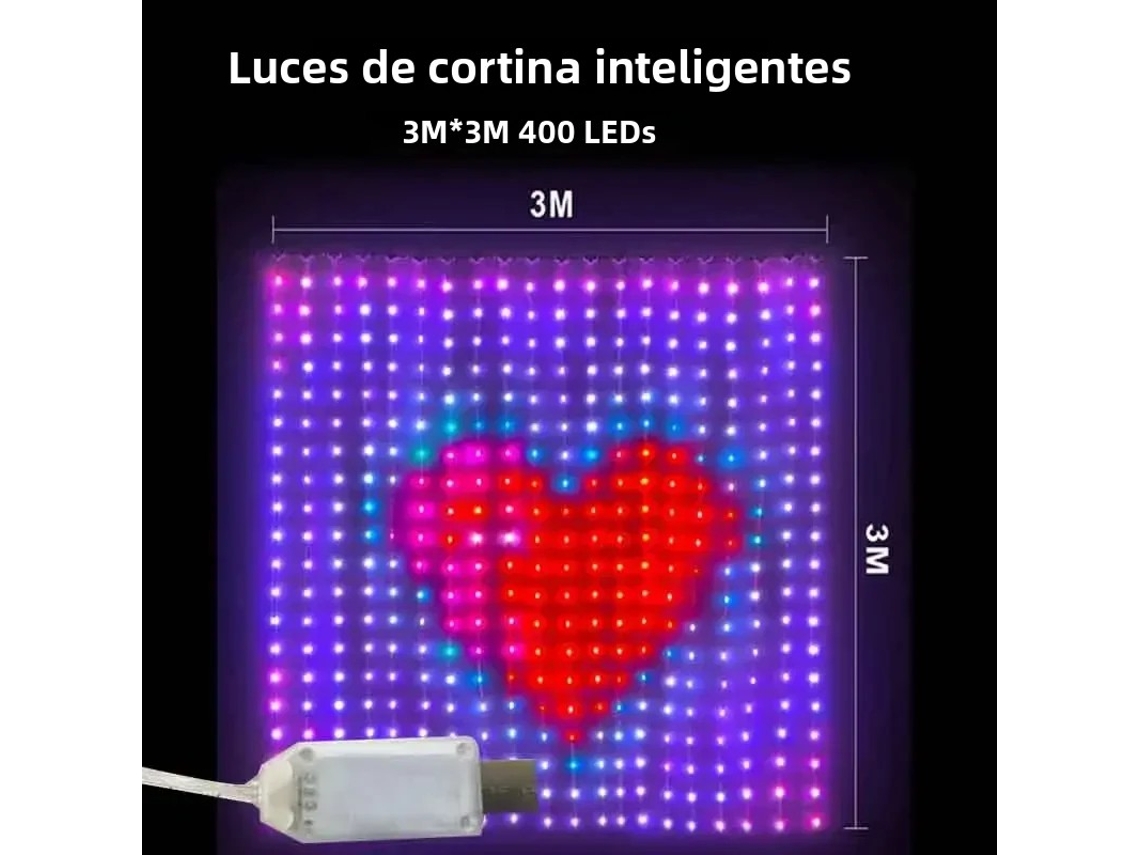 Luminária De Renda Inteligente (usb 3x3 Com Leds M400), Controle Por Aplicativo Bluetooth.