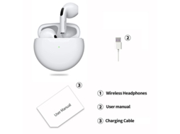 Fones de Ouvido Intra auriculares com Microfone MDUG (preto)