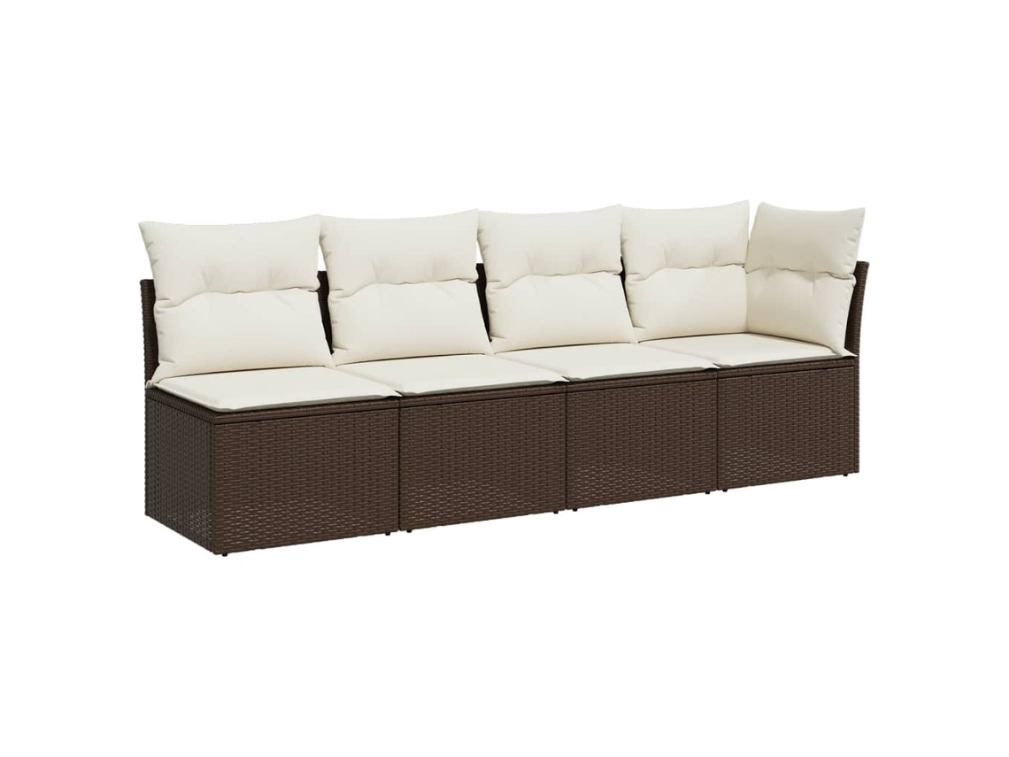 Garden Sofa, Garden Sofas Vidaxl Marrom Rattan / Vime (n/a)