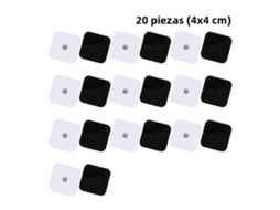 Adesivos de Estimulação Muscular Ems para Massagem. MDUG (20 Unidades, 4x4cm)