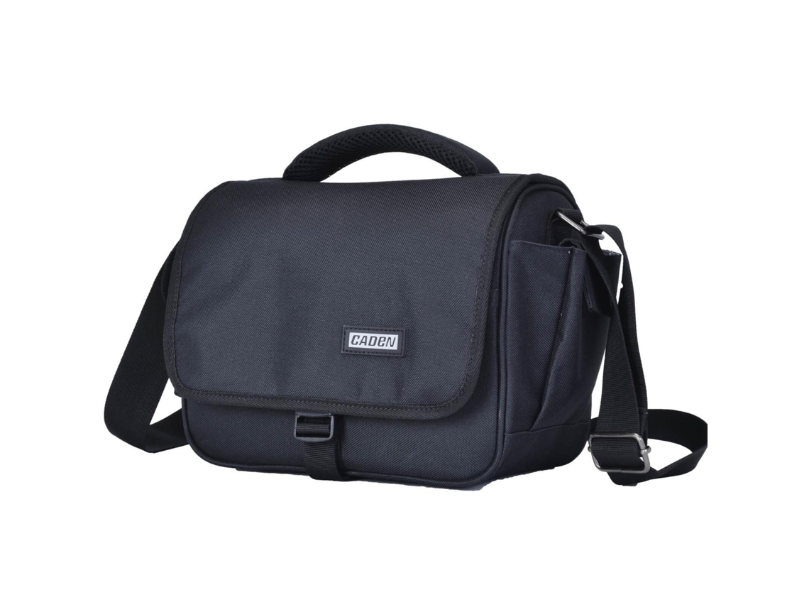 Bolsa De Ombro Para Câmera Caden D27 Trendy Preta Compatível Com 24x19x14 Cm Brilvibera