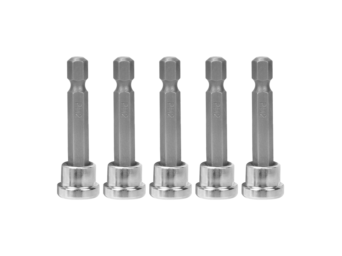 5pcs Bits De Parafusadeira Magnética Ph2 Para Decoração Residencial Drywall E Furadeiras