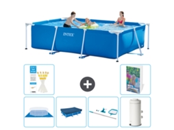 Intex Piscina Com Estrutura Retangular - 300x200x75 Cm - 7-peças S119