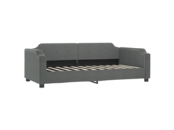 Day Bed, Day Beds Vidaxl Cinzeto Tecido (90 X 200 Cm)