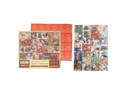 24 Boxes Xmas Countdown Puzzle Box Festive Advent Calendar