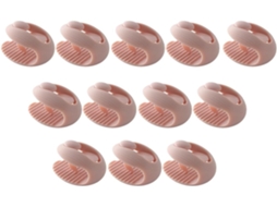 Conjunto De 12 Prendedores Lençol E Colcha Em Abs Rosa