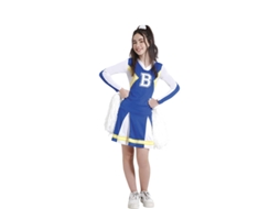 Fato Unisexo GUIRCA Cheerleader Azul (14 - 16 anos)