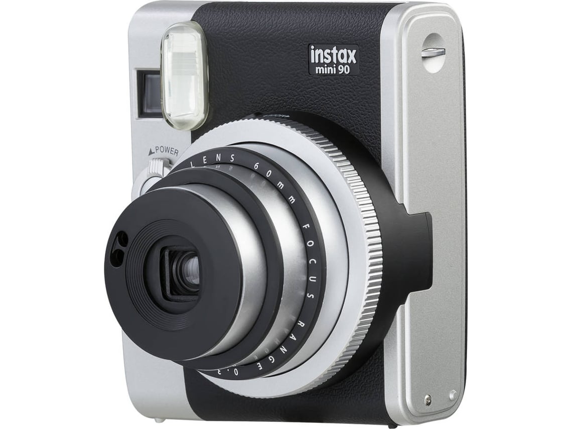 Máquina Fotográfica Instantânea FUJIFILM Instax Mini 90  (Preto - Obturação: 1/400 - 1,8 segs. - 62x46mm)
