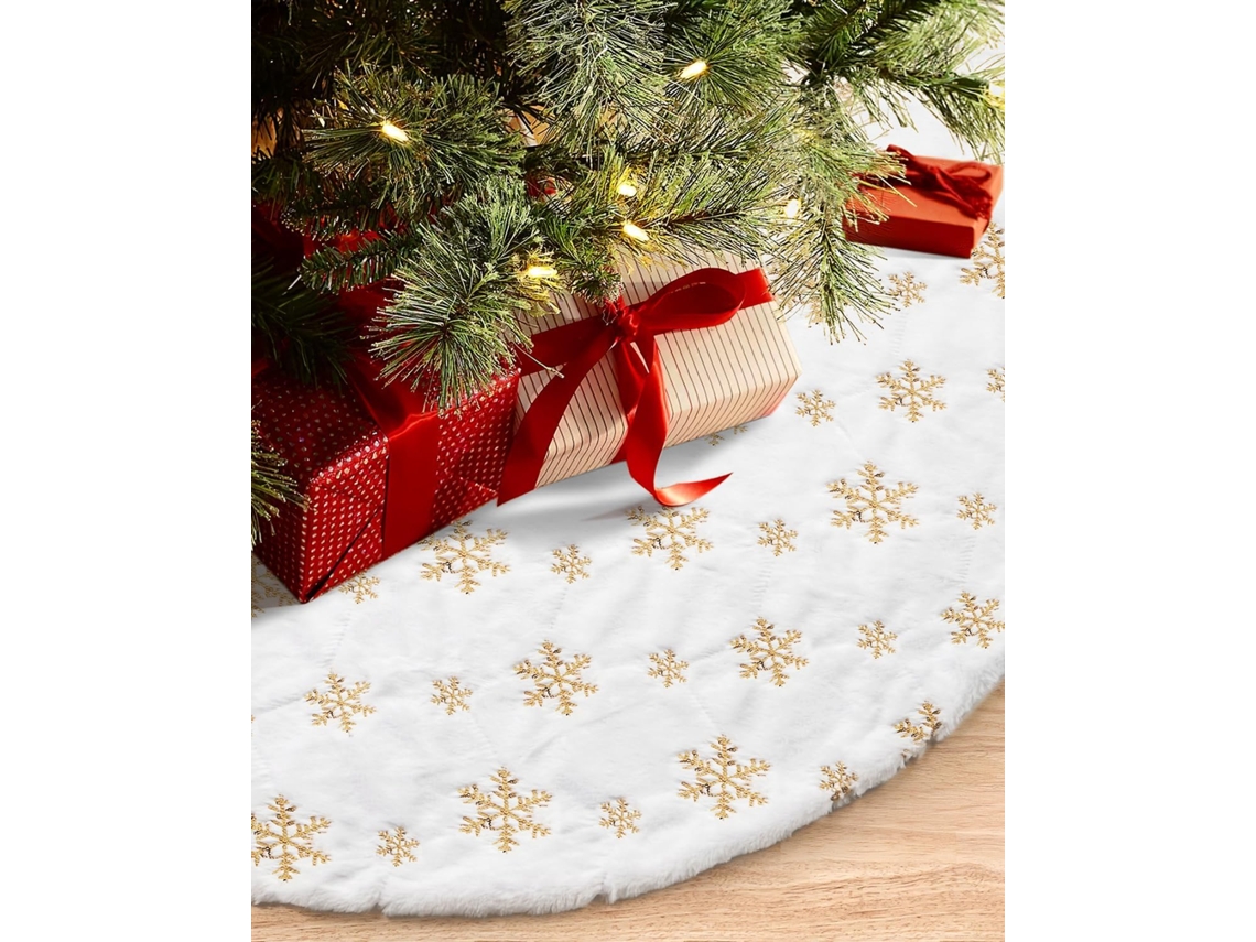 Tapete De Natal De 120 Cm (48 Polegadas) Para Decoração De Árvores De Natal E Festas, Design Exclusivo