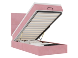 Ottoman Bed, Ottoman Beds Vidaxl Cor-de-rosa Veludo (90 X 200 Cm)