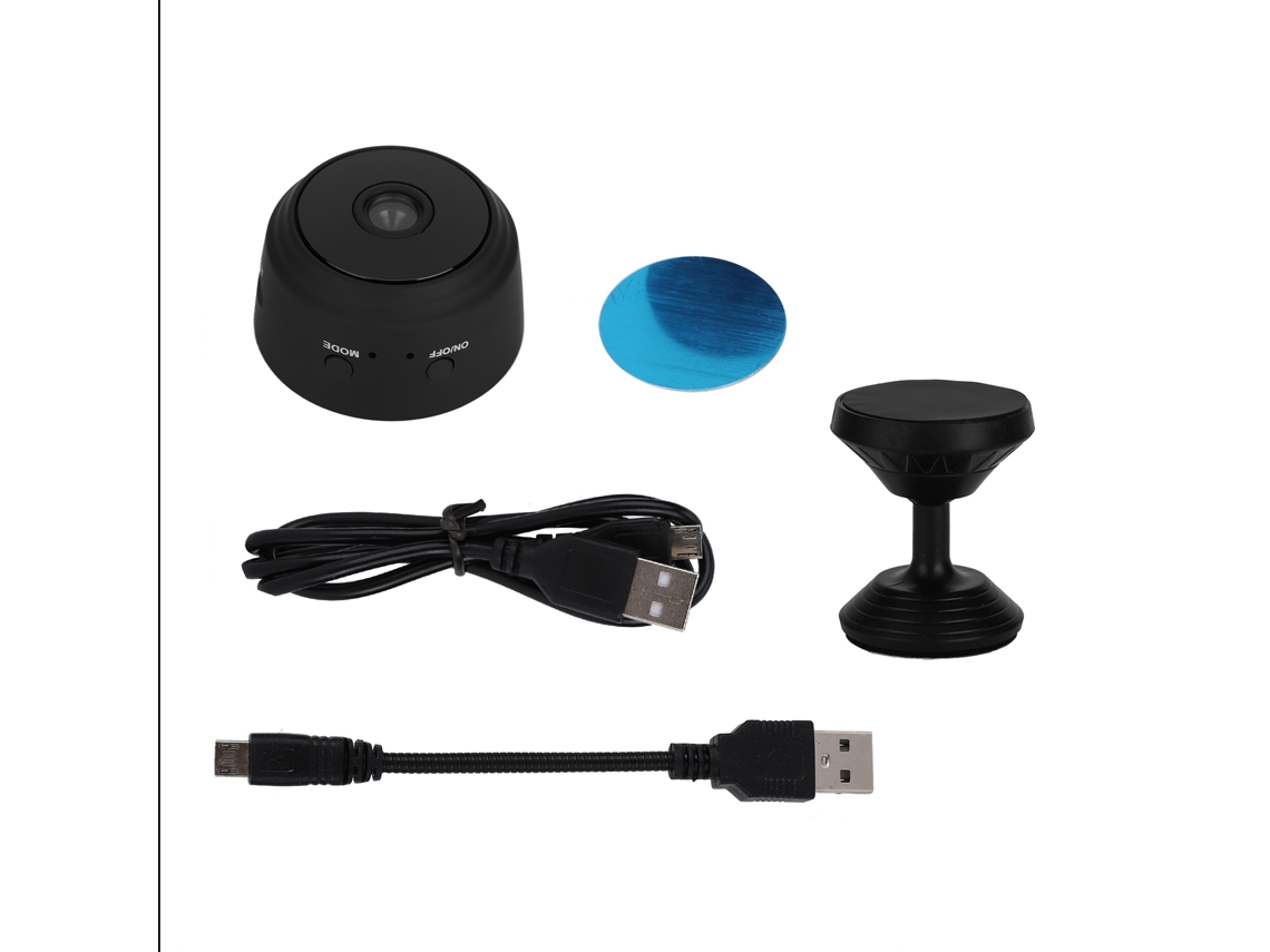 Câmera Wi-Fi Primerox, 1080p, A9, Visão Noturna, Segurança Residencial, Monitoramento Remoto