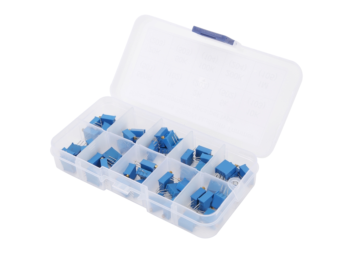 Laxiscreed Resistor Variável Com Ajuste Multi-turn De Alta Precisão Para Diferentes Resistências