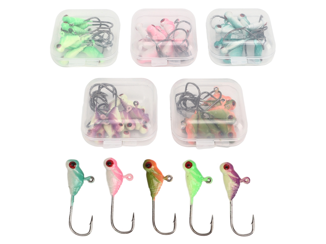 Iscas de Pesca no Gelo Profissionais 50pcs