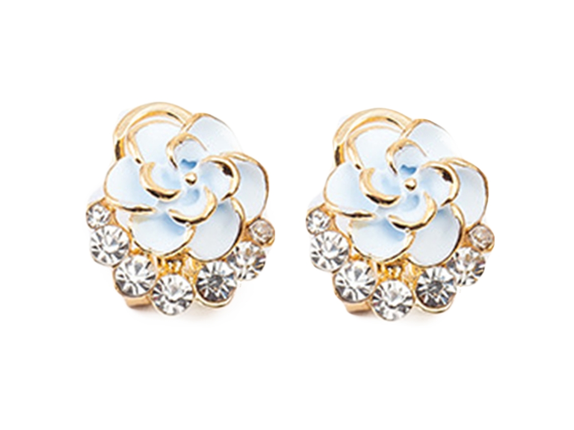 Brincos De Moda Floral E Doce