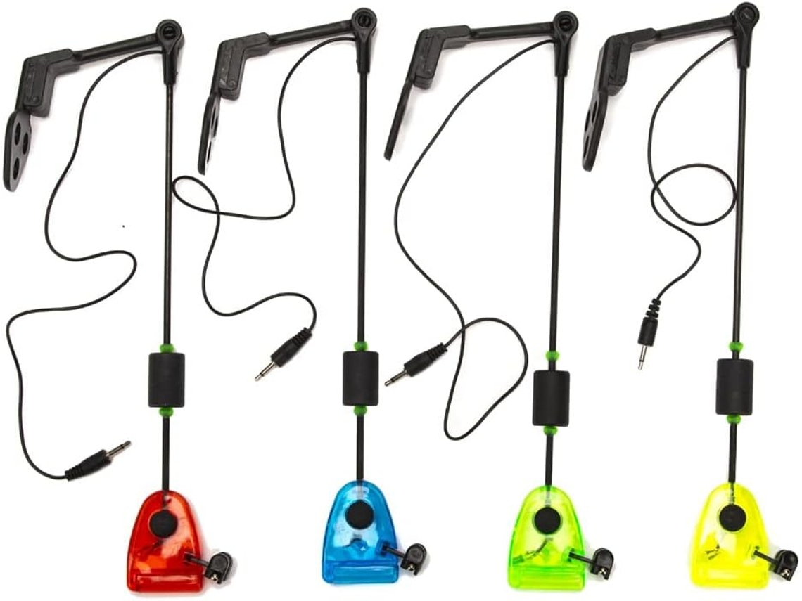 Kit De Acessórios Para Pesca Com 4 Peças, Incluindo Indicadores De Alarme De Pesca Com Zíper Ilumina Gokoco