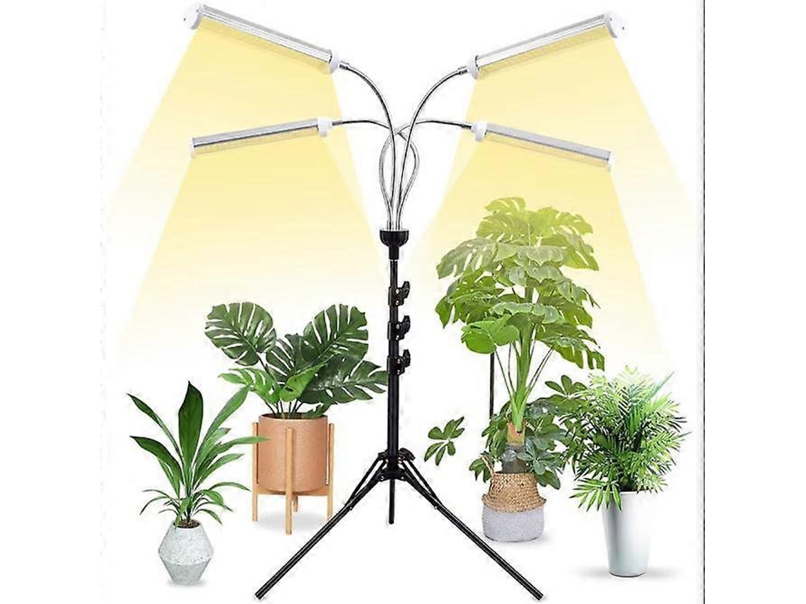 Omni luz de Crescimento Led Hortícola com Tripé Ajustável, Espectro Completo, 4 Modos, 6 Níveis de Intensidade e Temporizador
