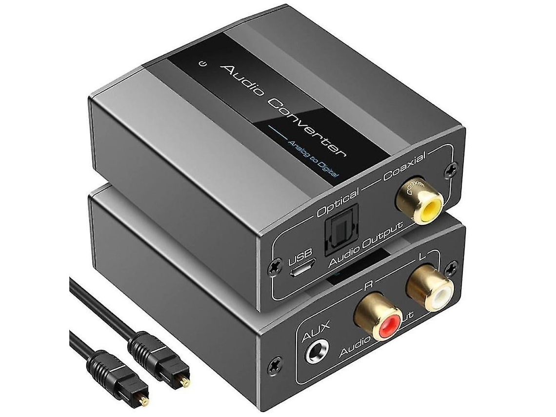Lurelia Conversor Dac De Áudio Digital-analógico Toslink/óptico/coaxial/rca