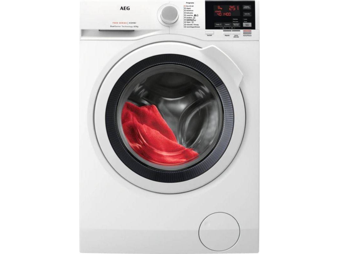 Máquina de Lavar e Secar Roupa AEG L7WBG851 (5/8 kg - 1600 rpm - Branco)