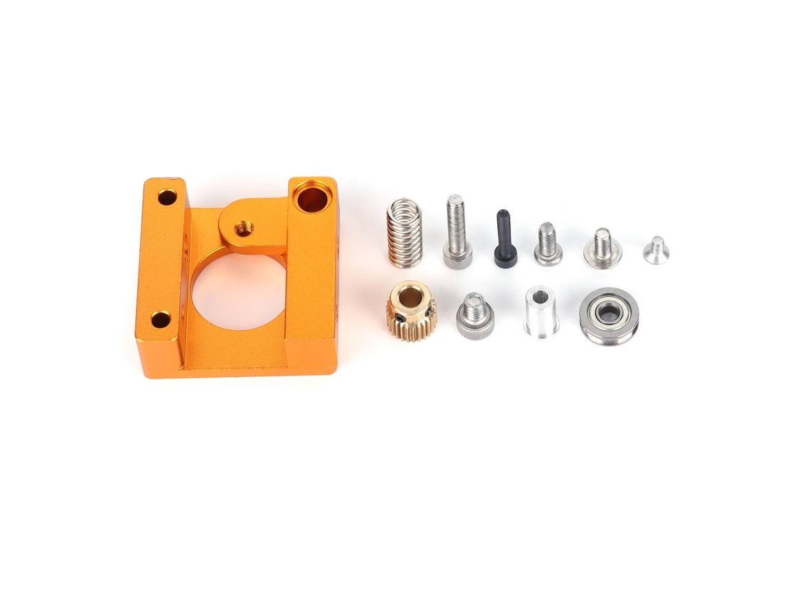 Suporte De Extrusora Bloco De Alumínio Oxidado Com Arejamento Para Impressoras 3d Acessórios Diy