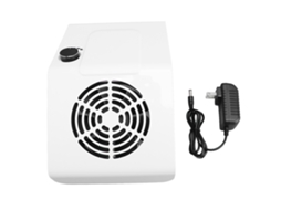 Extrator de pó para unhas Rebe 80W com sucção ajustável, silencioso e coletor elétrico para salões de manicure, Plug Us