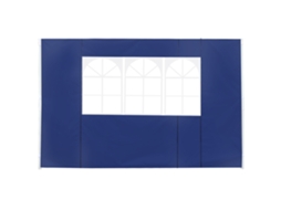 2 Paredes Laterais Para Tenda De Tecido Oxford Com 2 Janelas 3x2 M Azul
