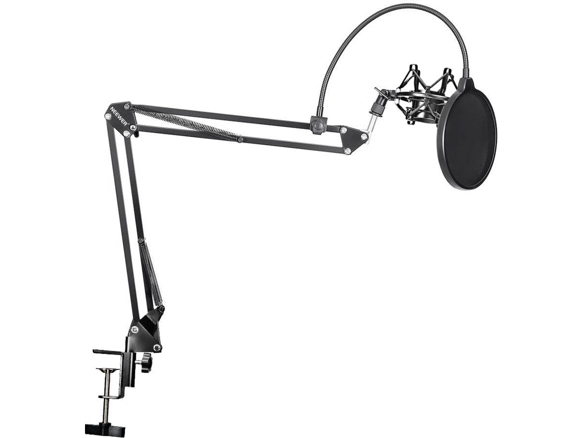 Suspensão para Microfones com Filtro NEEWER 90087700 (Preto)