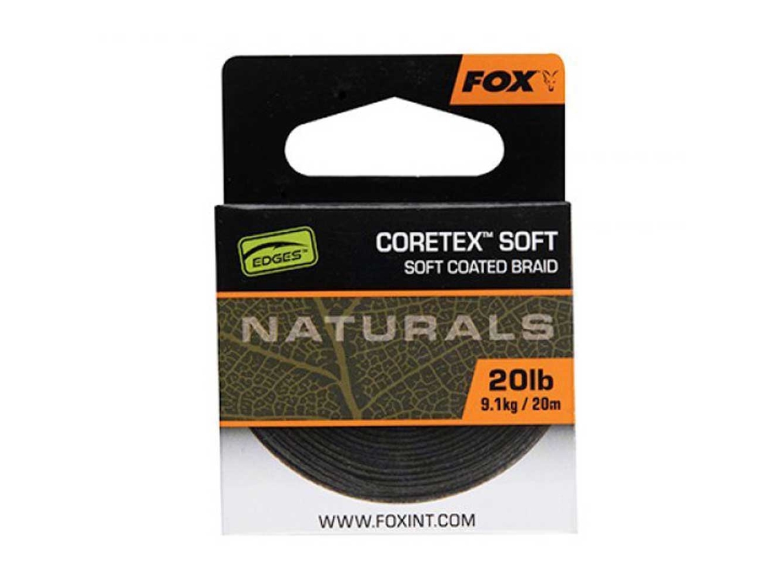 Linha Carpfishing Naturals Coretex Soft 20 M Prateado 20 Lbsfox International