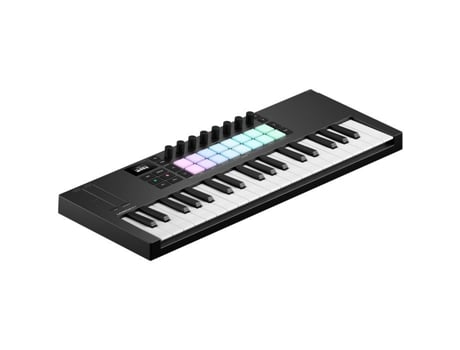 Teclado Midi Novation Launchkey Mk4 16 Pads Sensíveis Tela Oled Controle Daw Fácil