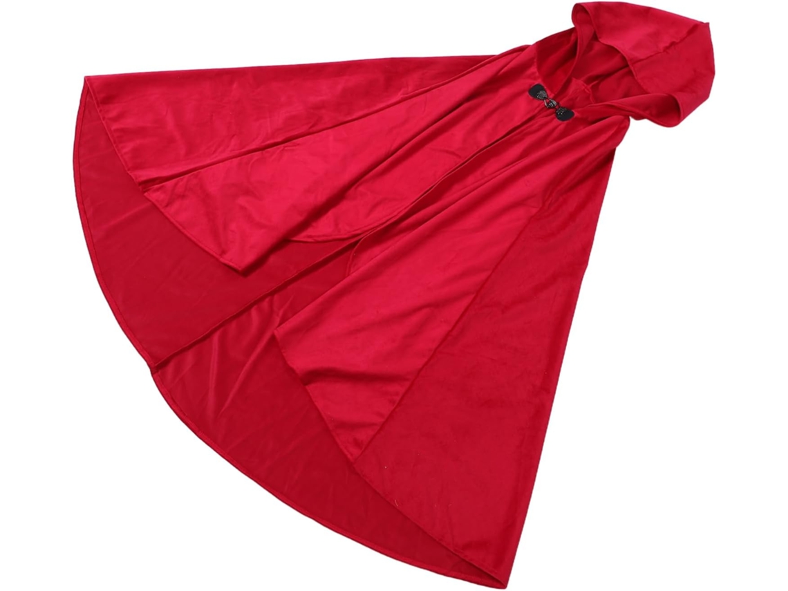 Capa Com Capuz De Veludo Unissex Para Cosplay De Halloween E Festas À Fantasia - Capa Medieval