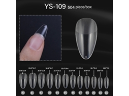 504pcs Pontas De Unhas Falsas Para Extensão Rápida Prensáveis Manicure Arte De Unhas Transparentes
