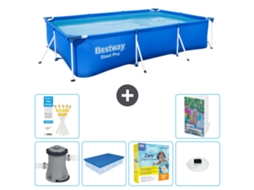 Bestway Piscina Bestway Steel Pro Retangular - 300x201x66 Cm - 7-peças S178