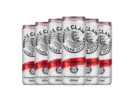 Licores WHITE CLAW White Claw. Raspberry Lata (0.33 L - 6 Unidades)