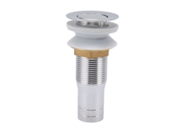 Esgoto de Pia de Banheiro em Aço Inoxidável Tampa Giratória Anti Obstrução Curto para Vanity Vessel com S/MARCA