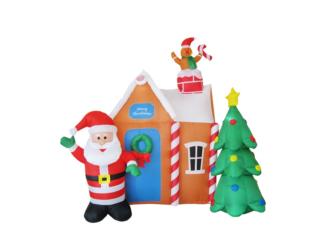 Papai Noel Inflável com Luzes LAXISCREED