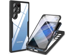 Película de Ecrã Protetora Ultra para Samsung Galaxy S22 Ultra HONGWE. Preto