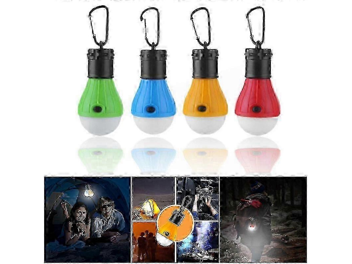 Pacote Com 4 Lanternas Portáteis Para Acampamento, Luz De Emergência Led Para Áreas Externas, À Prova Dágua. Olysi Shop