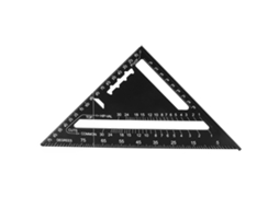 Régua Triangular De 7 Polegadas Quadrado De Carpinteiro Alumínio 90/45 Graus Ferramenta Portátil Para Carpintaria Diy