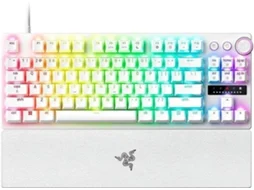 Teclado Gaming RAZER Hunstman V3 Pro TKL (Ótico - Inglês - Branco)