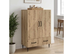 Vidaxl Buffet Carvalho Arttisan 66 X 34,5 X 95 Cm Derivados De Madeira