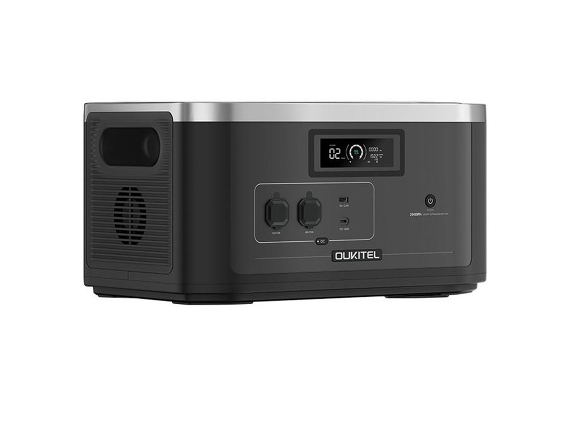 Bateria Externa Oukitel B2000 2048wh Lifepo4 4000 Ciclos Carregamento Rapido 100w Ip65 Para Campismo E Falhas De Energia