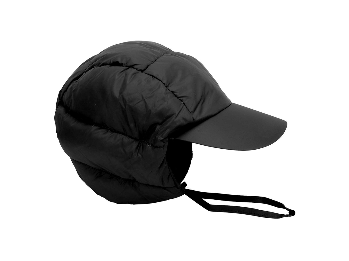 Chapéu de Ski Quente Impermeável para Inverno Preto