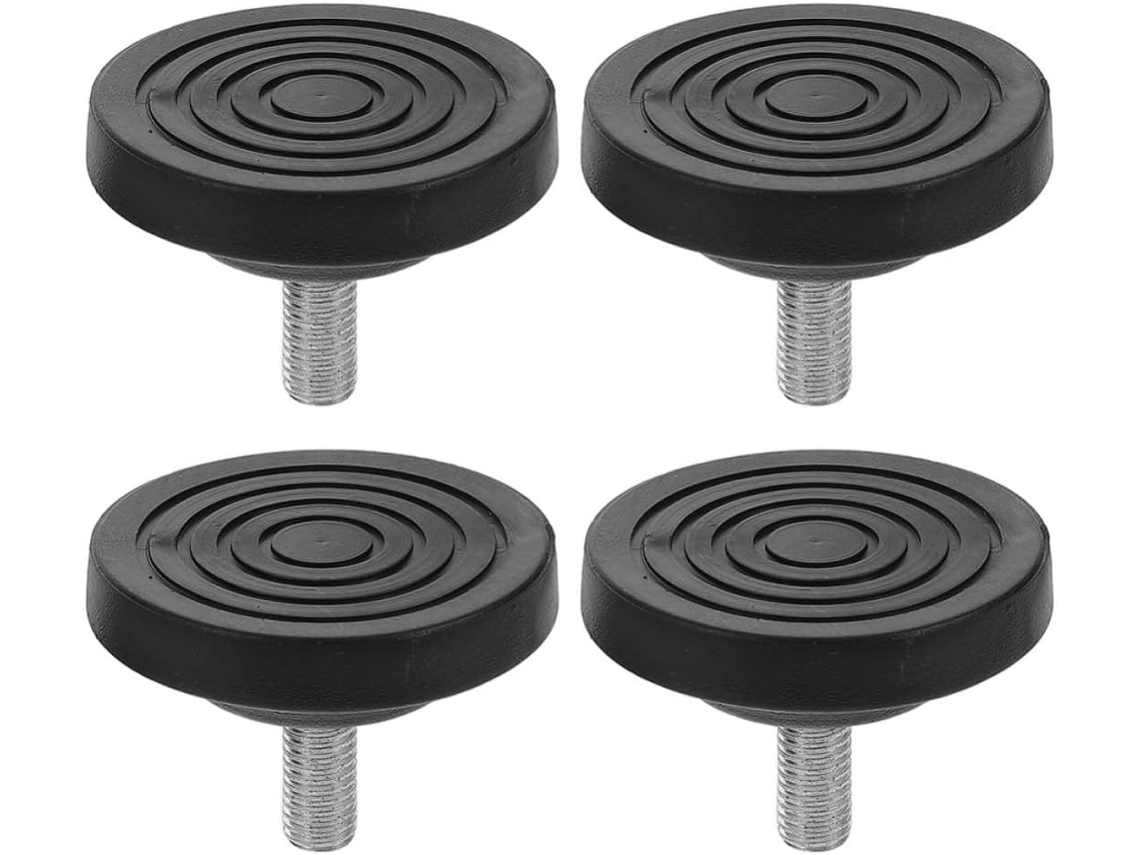 Conjunto De 4 Pés Niveladores Ajustáveis Para Móveis Com Almofadas