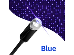 Azul Roxo Telhado Interior Do Carro Usb Starlight Sky Projector Lamp Decoração Luz Ambiente