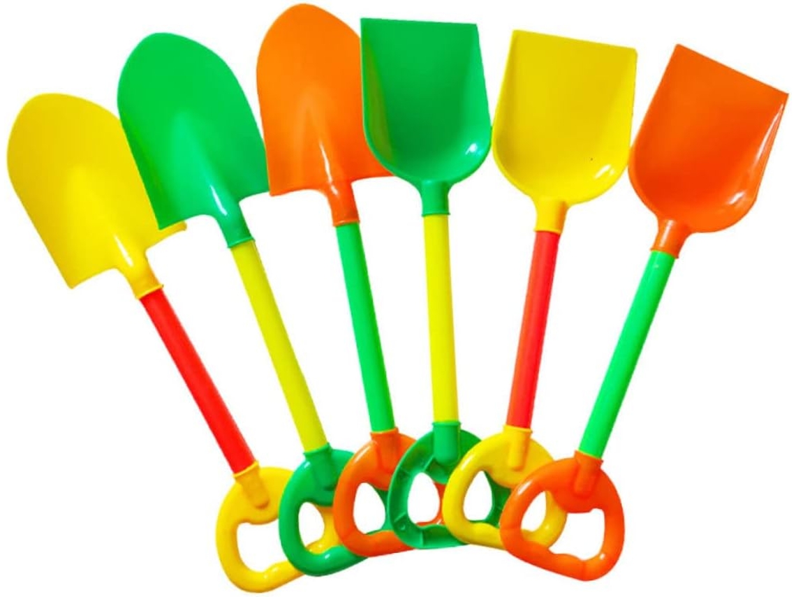 Conjunto De 6 Pás De Areia De Plástico - Plástico, Infantil