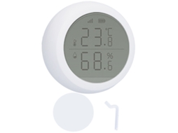 Sensor inteligente de temperatura e umidade sem fio com display LCD controle remoto app S/MARCA