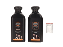 2pcs 200ml Shampoo De Colorir Cabelo Com Extratos Vegetais Para Cobertura De Cinza Semi-permanente